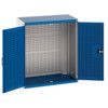 Cubio Storage Cabinet, 2 Doors, Blue, 1200 x 1050 x 650mm thumbnail-0