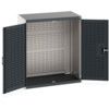 Cubio Storage Cabinet, 2 Doors, Anthracite Grey, 1200 x 1050 x 650mm thumbnail-0