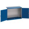 CUBIO SMLF-13610 CUPBOARD HOUSING WITH LOUVRE DOOR-LIGHT GREY/BLUE thumbnail-0