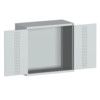 CUBIO SMLF-13612 CUPBOARD HOUSING WITH PERFO DOOR-LIGHT GREY/BLUE thumbnail-0