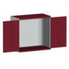 CUBIO SMLF-13612 CUPBOARD HOUSING WITH PERFO DOOR-LIGHT GREY/RED thumbnail-0