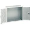 CUBIO SMLF-13612 CUPBOARD HOUSING WITH LOUVRE DOOR-LIGHT GREY thumbnail-0