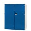 CUBIO SMLF-13616 CUPBOARD HOUSING WITH PERFO DOOR-LIGHT GREY/BLUE thumbnail-0