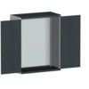 CUBIO SMLF-13616 CUPBOARD HOUSING WITH PERFO DOOR-LIGHT/ANTH GREY thumbnail-0