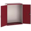 CUBIO SMLF-13616 CUPBOARD HOUSING WITH PERFO DOOR-LIGHT GREY/RED thumbnail-0