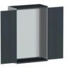 CUBIO SMLF-13620 CUPBOARD HOUSING WITH PERFO DOOR-LIGHT/ANTH GREY thumbnail-0