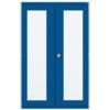 CUBIO SMLF-13620 CUPBOARD HOUSING WITH WINDOW DOOR-LIGHT GREY/BLUE thumbnail-0