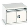 Cubio Drawer Cabinet, 1 Drawers, Light Grey, 600 x 800 x 750mm thumbnail-0