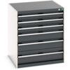 CUBIO SL-879-6.3 DRAWER CABINET-LIGHT/ANTH GREY thumbnail-0