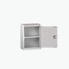 Cubio Wall Cabinet, 2 Doors,Grey, 700 x 525 x 325mm thumbnail-0