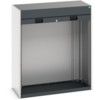 CUBIO SMLF-10612 CUPBOARD HOUSING W/ SHUTTER DOOR-LIGHT/ANTH GREY thumbnail-0