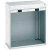 CUBIO SMLF-10612 CUPBOARD HOUSING WITH SHUTTER DOOR-LIGHT GREY thumbnail-0