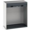 CUBIO SMLF-10612 CUPBOARD HOUSING W/ SHUTTER DOOR-LIGHT/ANTH GREY thumbnail-0