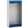 CUBIO SMLF-10620 CUPBOARD HOUSING W/ SHUTTER DOOR-LIGHT GREY/BLUE thumbnail-0