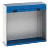 CUBIO SMLF-10612 CUPBOARD HOUSING W/ SHUTTER DOOR-LIGHT GREY/BLUE thumbnail-0