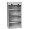 Cubio Storage Cabinet, 2 Doors, Light Grey, 2000 x 1300 x 1300mm thumbnail-0