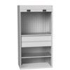 Cubio Storage Cabinet, 2 Doors, Light Grey, 2000 x 1300 x 1300mm thumbnail-0