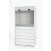 Cubio Storage Cabinet, 2 Doors, Light Grey, 2000 x 1300 x 1300mm thumbnail-0