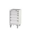 Cubio Mobile Storage Cabinet, 5 Drawers, Light Grey, 980 x 525 x 525mm thumbnail-0