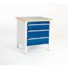 CUBIO STORAGE BENCH 778-3.4 WITH LINO WORKTOP-LIGHT GREY/BLUE thumbnail-0