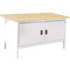 CUBIO STORAGE BENCH 1578-1.2 WITH MPX WORKTOP-LIGHT GREY thumbnail-0