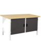 CUBIO STORAGE BENCH 1578-1.2 WITH MPX WORKTOP-LIGHT/ANTH GREY thumbnail-0