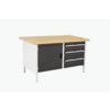 CUBIO STORAGE BENCH 1578-1.3 WITH MPX WORKTOP-LIGHT/ANTH GREY thumbnail-0