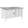 CUBIO STORAGE BENCH 1578-3.3 WITH LINO WORKTOP-LIGHT GREY thumbnail-0