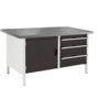 CUBIO STORAGE BENCH 1578-3.3 WITH LINO WORKTOP-LIGHT/ANTH GREY thumbnail-0