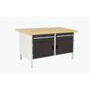 CUBIO STORAGE BENCH 1578-1.4 WITH MPX WORKTOP-LIGHT/ANTH GREY thumbnail-0