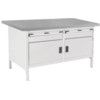 CUBIO STORAGE BENCH 1578-3.4 WITH LINO WORKTOP-LIGHT GREY thumbnail-0