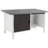 CUBIO STORAGE BENCH 1578-3.6 WITH LINO WORKTOP-LIGHT/ANTH GREY thumbnail-0