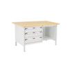 CUBIO STORAGE BENCH 1578-1.8 WITH MPX WORKTOP-LIGHT GREY thumbnail-0