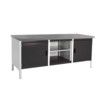 CUBIO STORAGE BENCH 2078-3.1 WITH LINO WORKTOP-LIGHT/ANTH GREY thumbnail-0