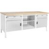 CUBIO STORAGE BENCH 2078-1.2 WITH MPX WORKTOP-LIGHT GREY thumbnail-0