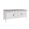 CUBIO STORAGE BENCH 2078-3.3 WITH LINO WORKTOP-LIGHT GREY thumbnail-0