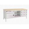 CUBIO STORAGE BENCH 2078-1.4 WITH MPX WORKTOP-LIGHT GREY thumbnail-0