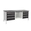 CUBIO STORAGE BENCH 2078-3.9 WITH LINO WORKTOP-LIGHT/ANTH GREY thumbnail-0