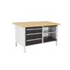 CUBIO STORAGE BENCH 1578-1.11 WITH MPX WORKTOP-LIGHT/ANTH GREY thumbnail-0