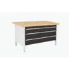 CUBIO STORAGE BENCH 1578-1.22 WITH MPX WORKTOP-LIGHT/ANTH GREY thumbnail-0