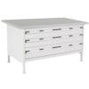 CUBIO STORAGE BENCH 1578-3.22 WITH LINO WORKTOP-LIGHT GREY thumbnail-0