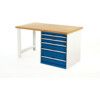 CUBIO PEDESTAL BENCH 2078 W/ MPX TOP & 668-5 CABINET L-GREY/BLUE thumbnail-0