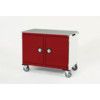 CUBIO MT TROLLEY 50 50 DOOR DOOR LINO-LIGHT GREY/RED thumbnail-0