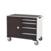 CUBIO MT TROLLEY 50 50 DOOR DRWRT-TRAY-LIGHT/ANTH GREY thumbnail-0