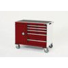 CUBIO MT TROLLEY 40 60 DOOR DRWRMPLEX-LIGHT GREY/RED thumbnail-0