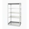 Cubio Standard Duty Shelving, 4 Shelves, 75kg Shelf Capacity, 2000mm x 650mm x 1050mm, Grey thumbnail-0