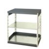 Cubio Standard Duty Shelving, 2 Shelves, 75kg Shelf Capacity, 1000mm x 650mm x 1050mm, Grey thumbnail-0