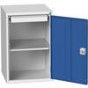 VERSO ECONOMY CUPBOARD 525x550x1000mm WITH 1 SHELF & 1 DRAWER thumbnail-0