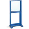 Static Workstation, Blue/Light Grey, Steel, 1820x860x600mm, with Magnetic Panel thumbnail-0