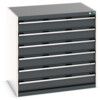 CUBIO DRAWER CABINET WITH 6 DRAWERS 1050X750X1000H thumbnail-0